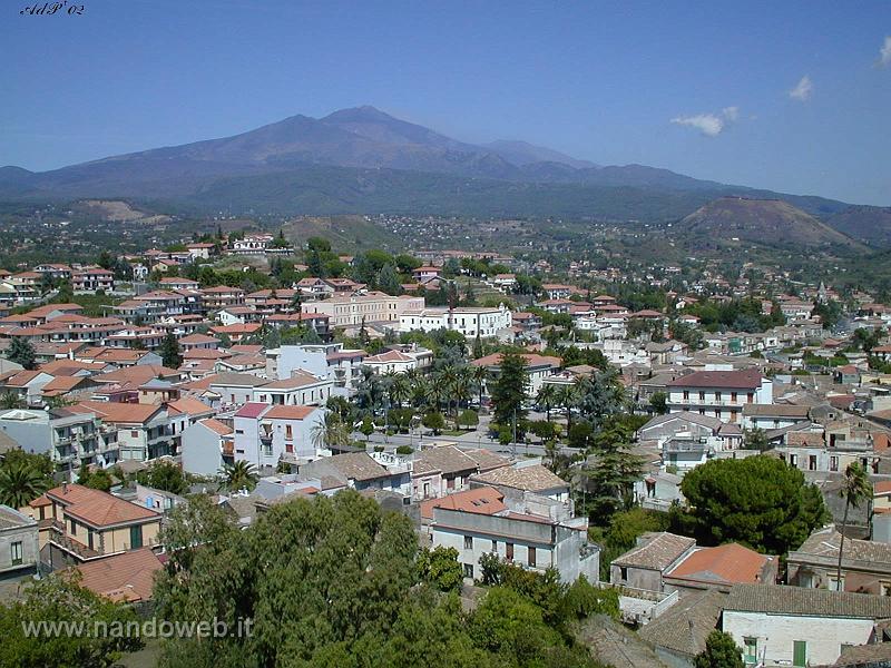 Matrice.jpg - L'etna vista dal campanile della chiesa Madre di Trecastagni