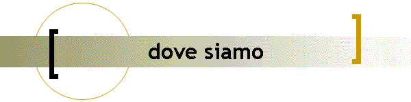 dove siamo